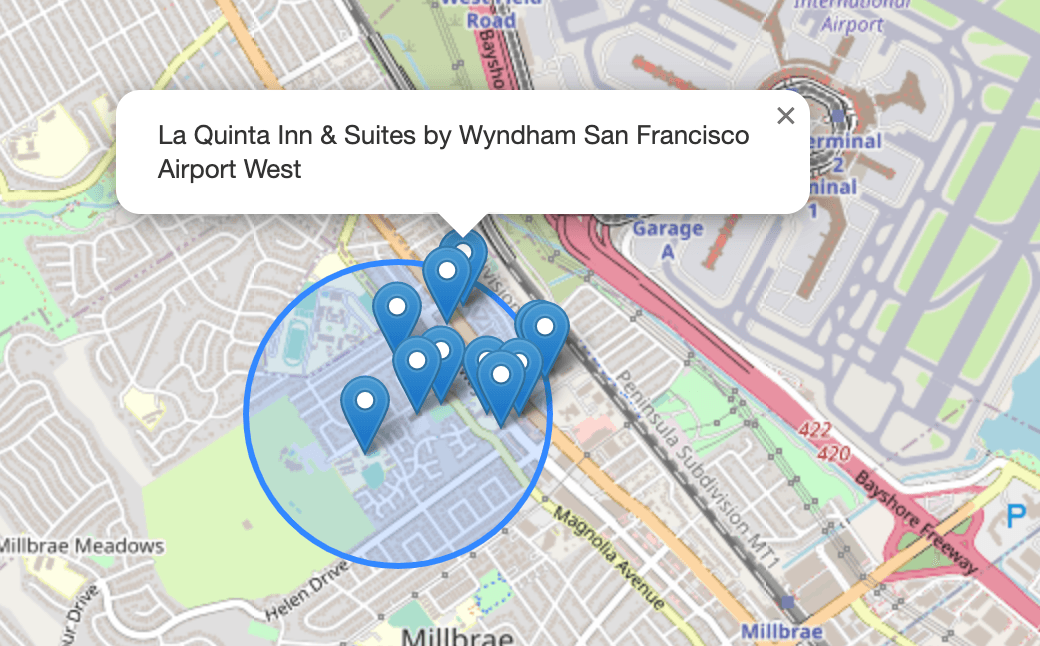 Radius distance search with Neo4j