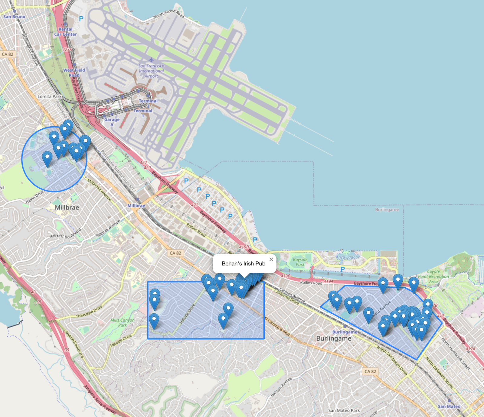Spatial search with Neo4j - radius distance, bounding box, and point in polygon
